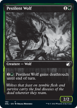 Pestilent Wolf [Innistrad: Double Feature] Foil