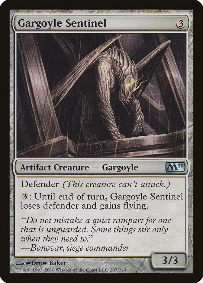 Gargoyle Sentinel [Magic 2011] Foil
