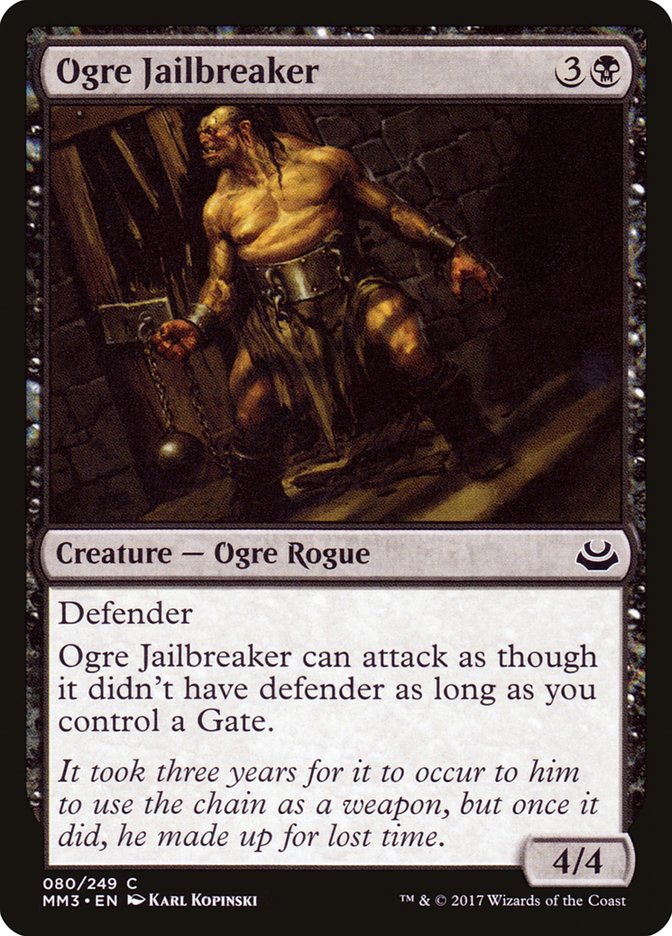 Ogre Jailbreaker [Modern Masters 2017] Foil