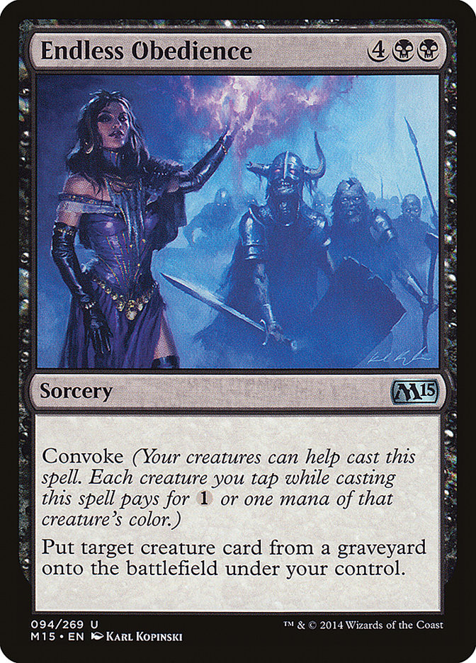 Endless Obedience [Magic 2015] Foil