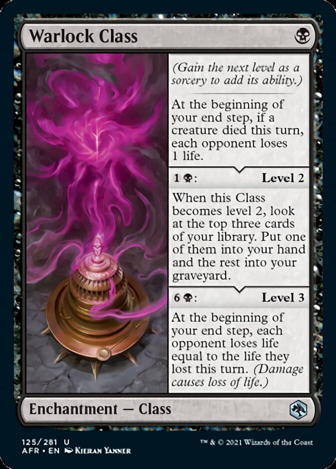 Warlock Class [Dungeons & Dragons: Adventures in the Forgotten Realms] Foil