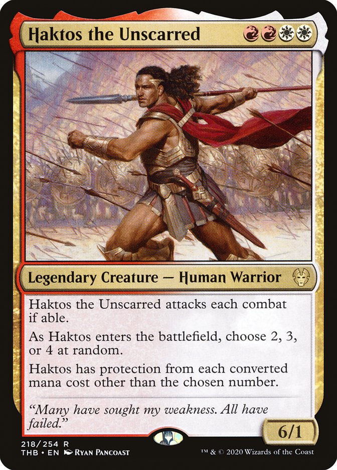 Haktos the Unscarred [Theros Beyond Death] Foil