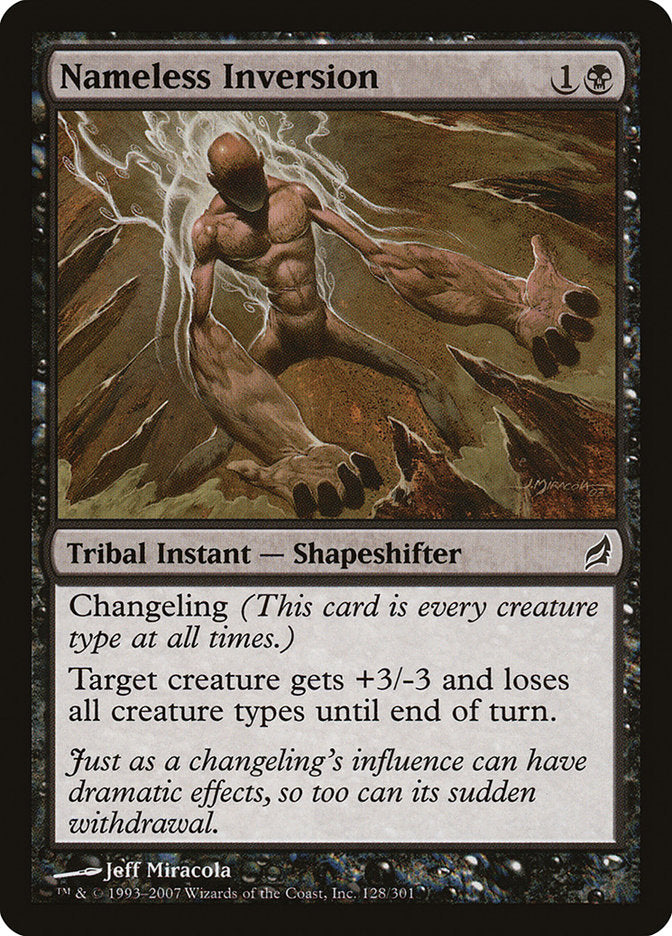 Nameless Inversion [Lorwyn] Foil