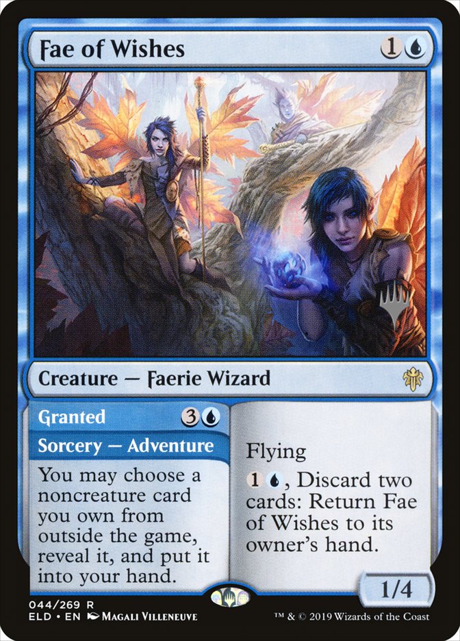 Fae of Wishes // Granted (Promo Pack) [Throne of Eldraine Promos] Foil