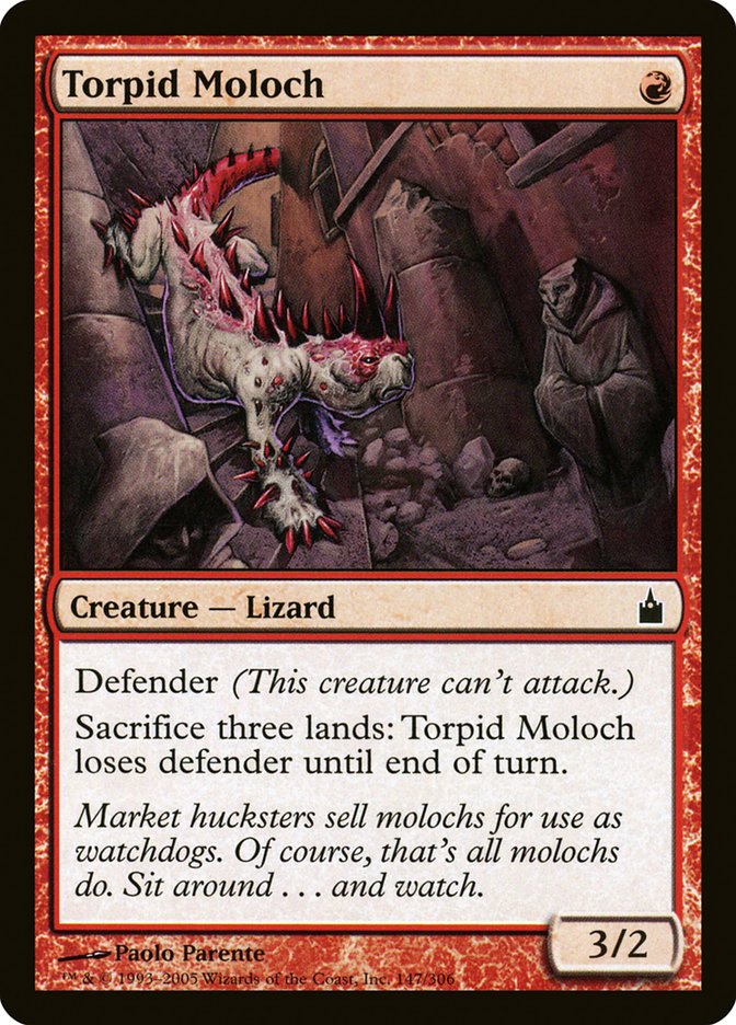 Torpid Moloch [Ravnica: City of Guilds] Foil