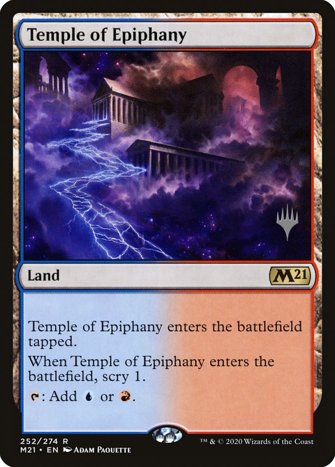 Temple of Epiphany (Promo Pack) [Core Set 2021 Promos] Foil