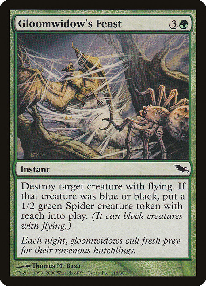 Gloomwidow's Feast [Shadowmoor] Foil