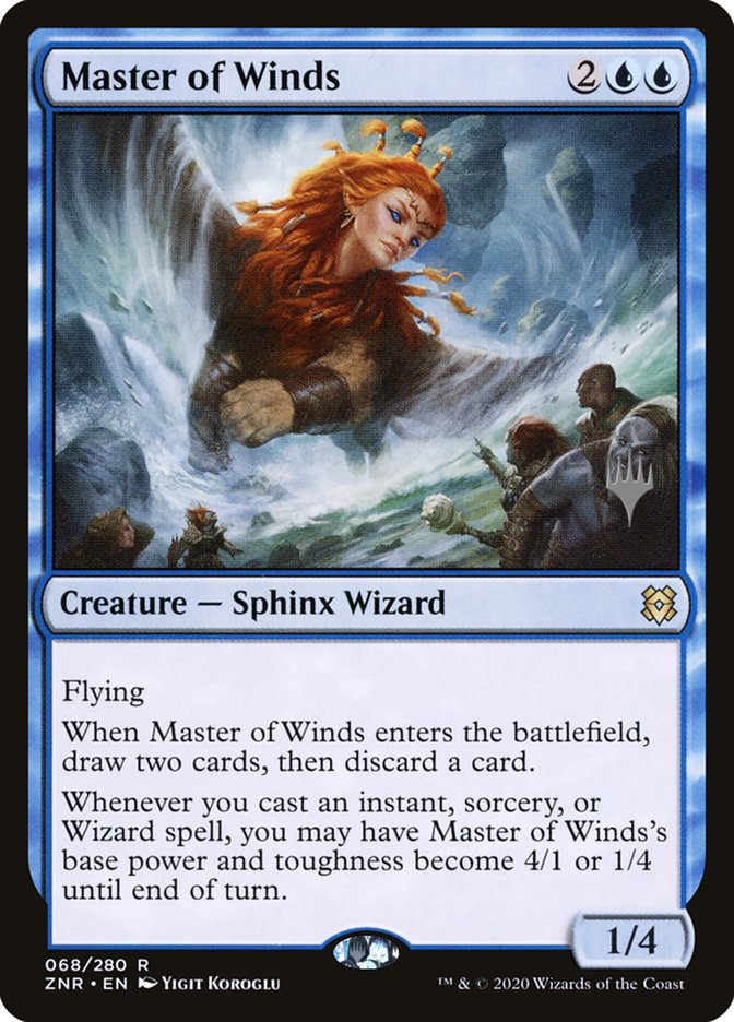 Master of Winds (Promo Pack) [Zendikar Rising Promos] Foil