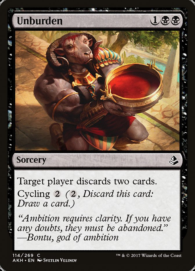 Unburden [Amonkhet] Foil