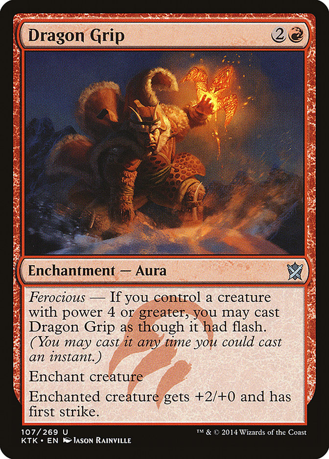 Dragon Grip [Khans of Tarkir] Foil