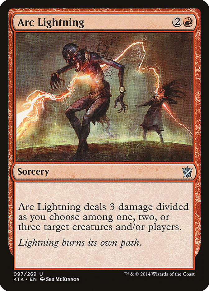 Arc Lightning [Khans of Tarkir] Foil