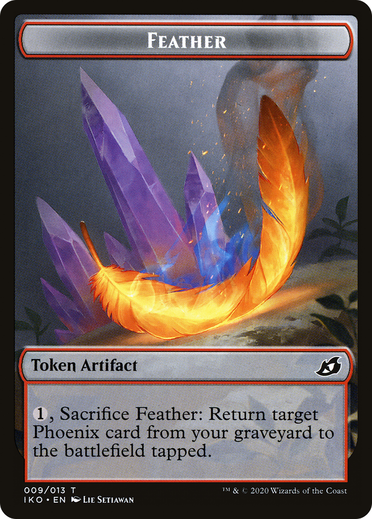 Feather  [Ikoria: Lair of Behemoths Tokens]