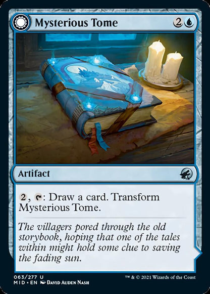 Mysterious Tome // Chilling Chronicle [Innistrad: Midnight Hunt] Foil