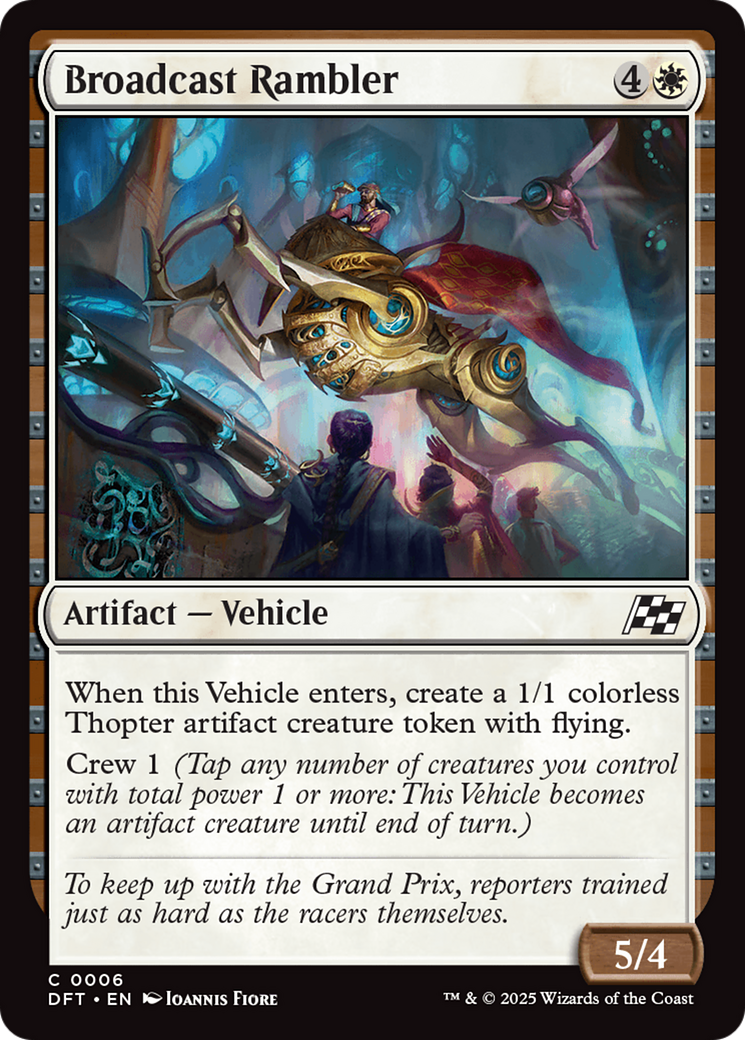 Broadcast Rambler [Aetherdrift] Foil