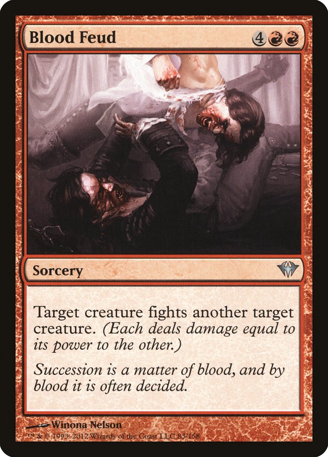Blood Feud [Dark Ascension] Foil