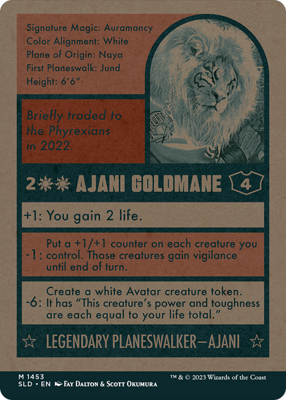 Ajani Goldmane [Secret Lair Drop Series] Foil
