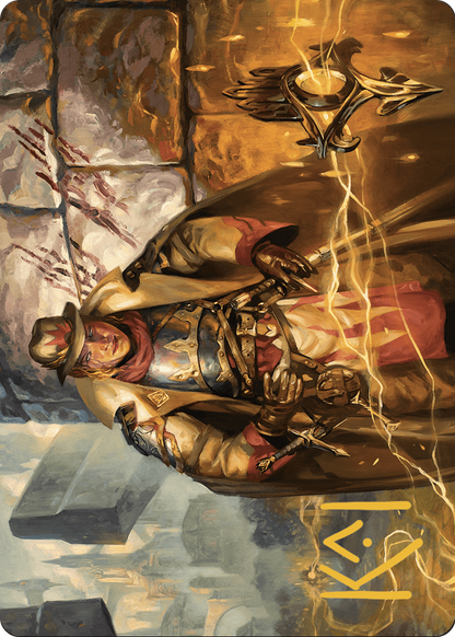 Tenth District Hero // Tenth District Hero  [Murders at Karlov Manor Art Series] (Borderless) Foil