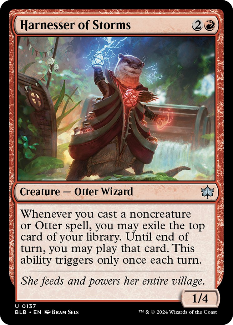 Harnesser of Storms [Bloomburrow] Foil