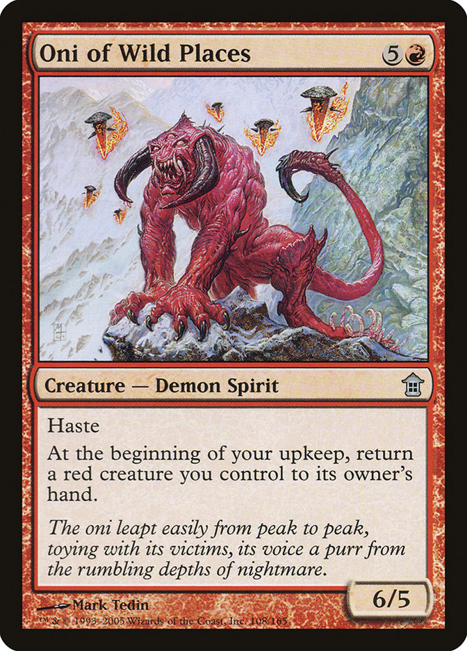 Oni of Wild Places [Saviors of Kamigawa] Foil