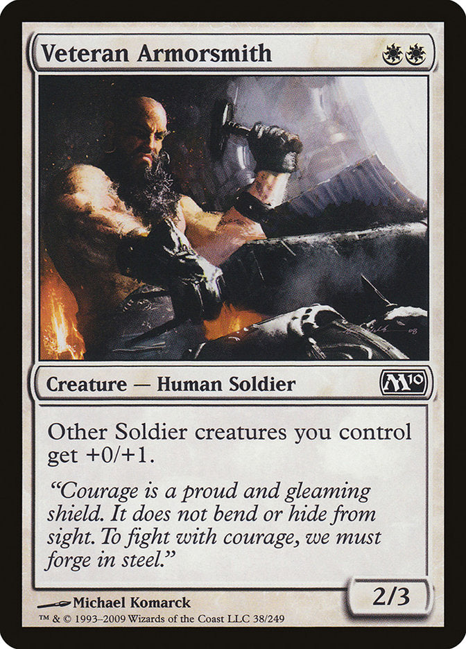 Veteran Armorsmith [Magic 2010] Foil