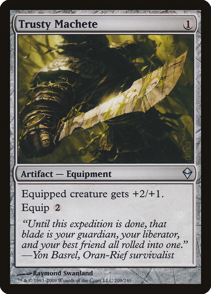 Trusty Machete [Zendikar] Foil