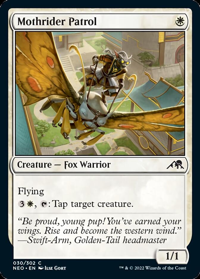 Mothrider Patrol [Kamigawa: Neon Dynasty] Foil