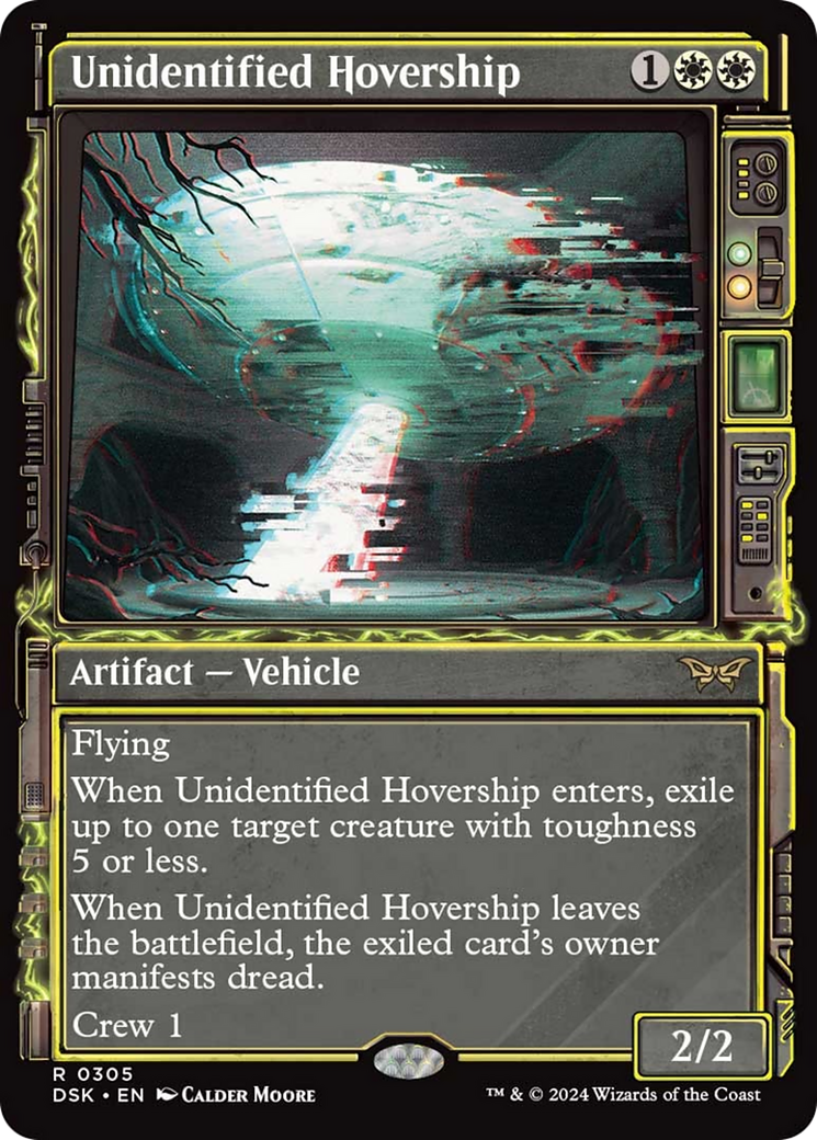 Unidentified Hovership (Showcase) [Duskmourn: House of Horror] Foil