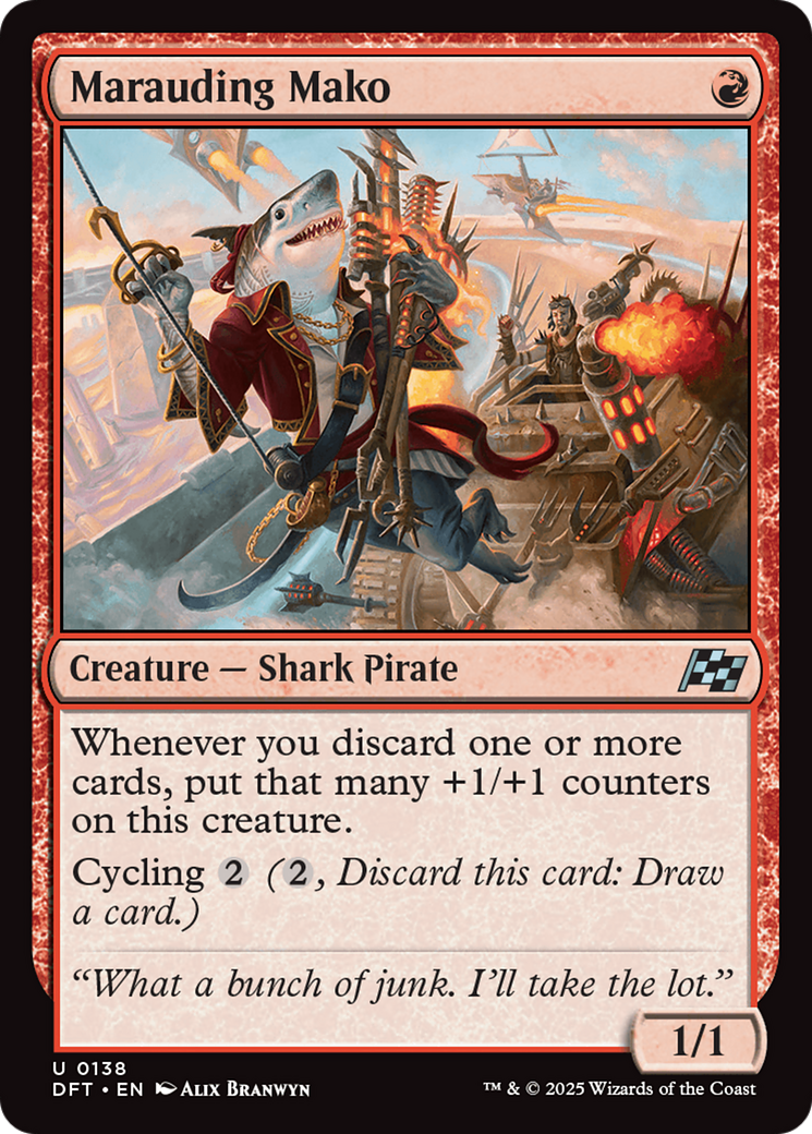 Marauding Mako [Aetherdrift] Foil