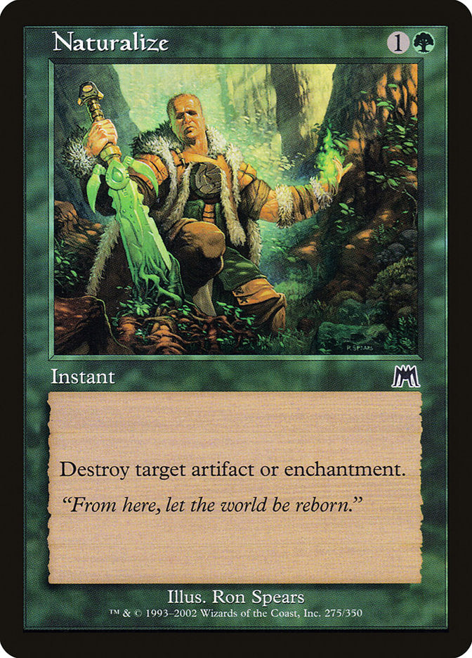 Naturalize [Onslaught] Foil