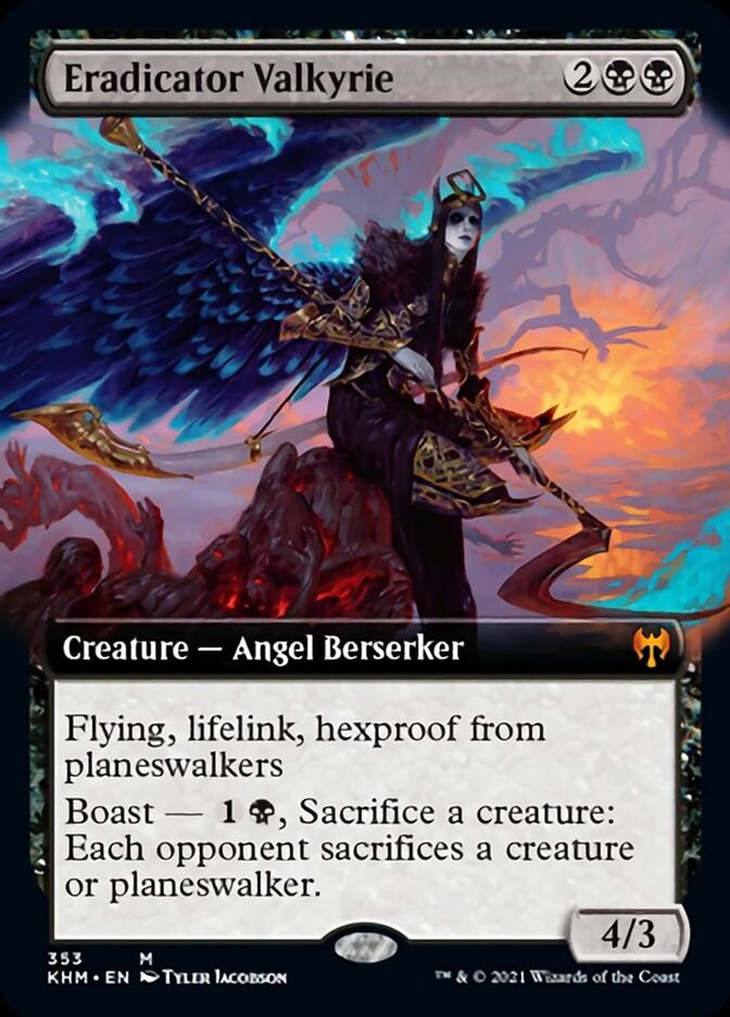 Eradicator Valkyrie (Extended Art) [Kaldheim] Foil