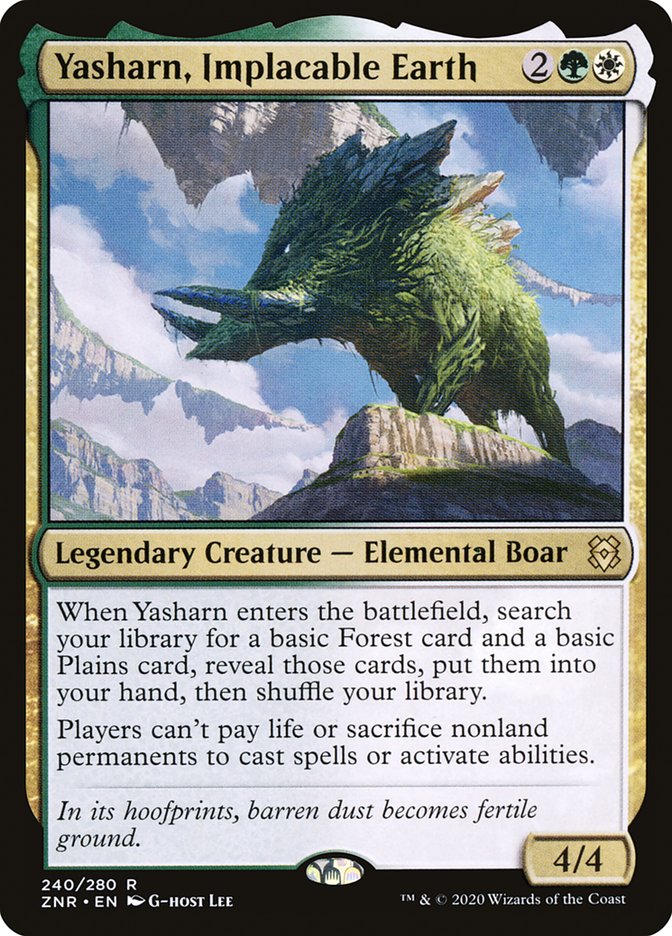 Yasharn, Implacable Earth [Zendikar Rising] Foil