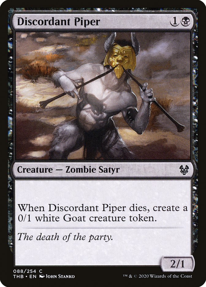 Discordant Piper [Theros Beyond Death] Foil