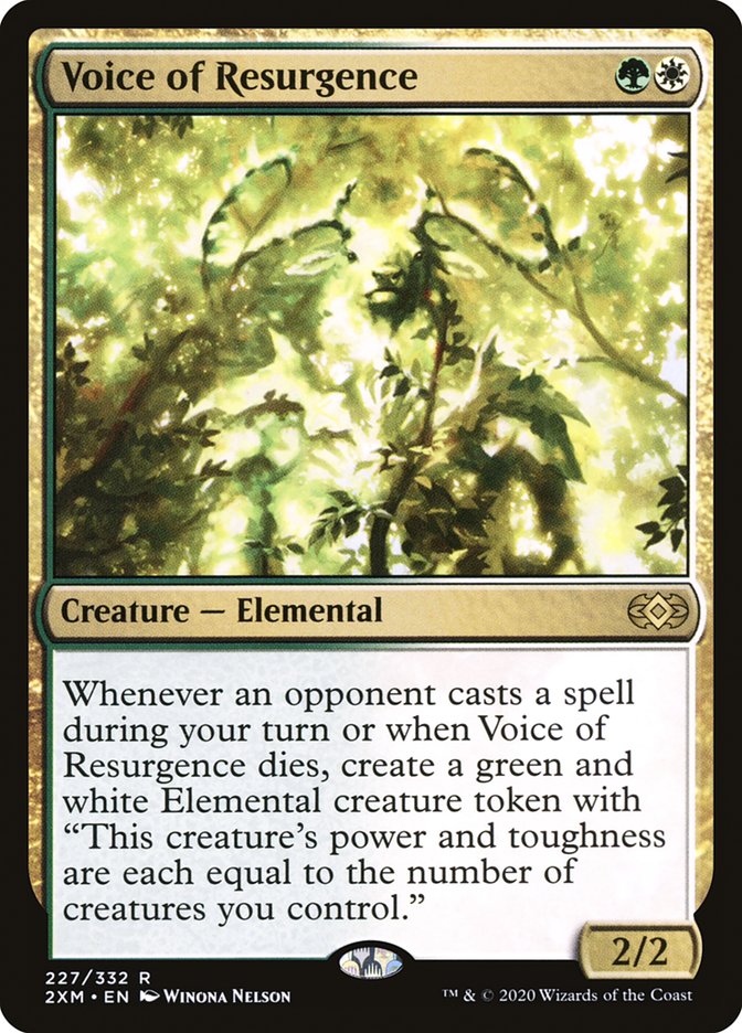Voice of Resurgence [Double Masters] Foil