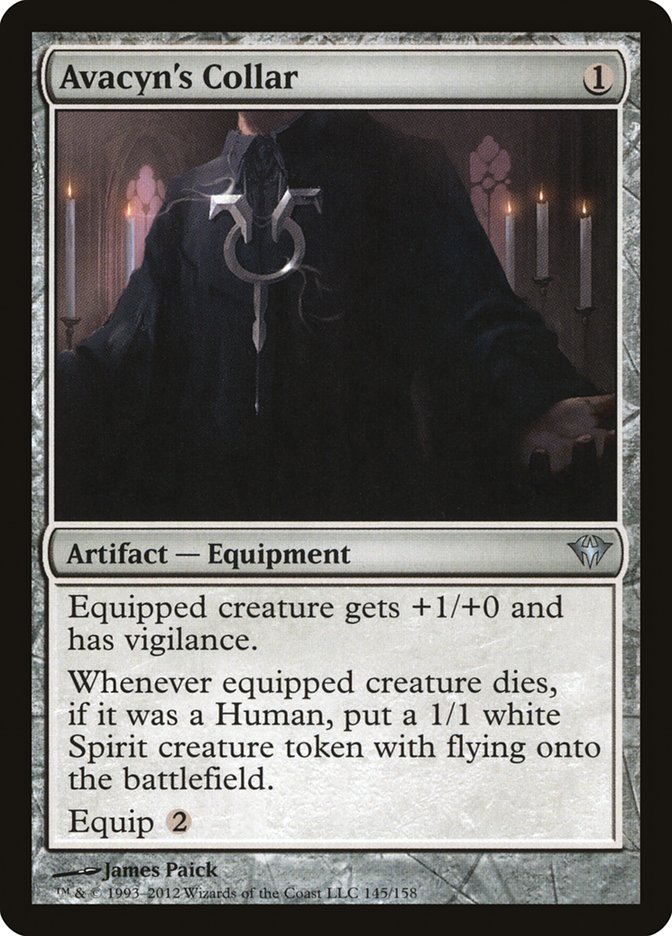 Avacyn's Collar [Dark Ascension] Foil