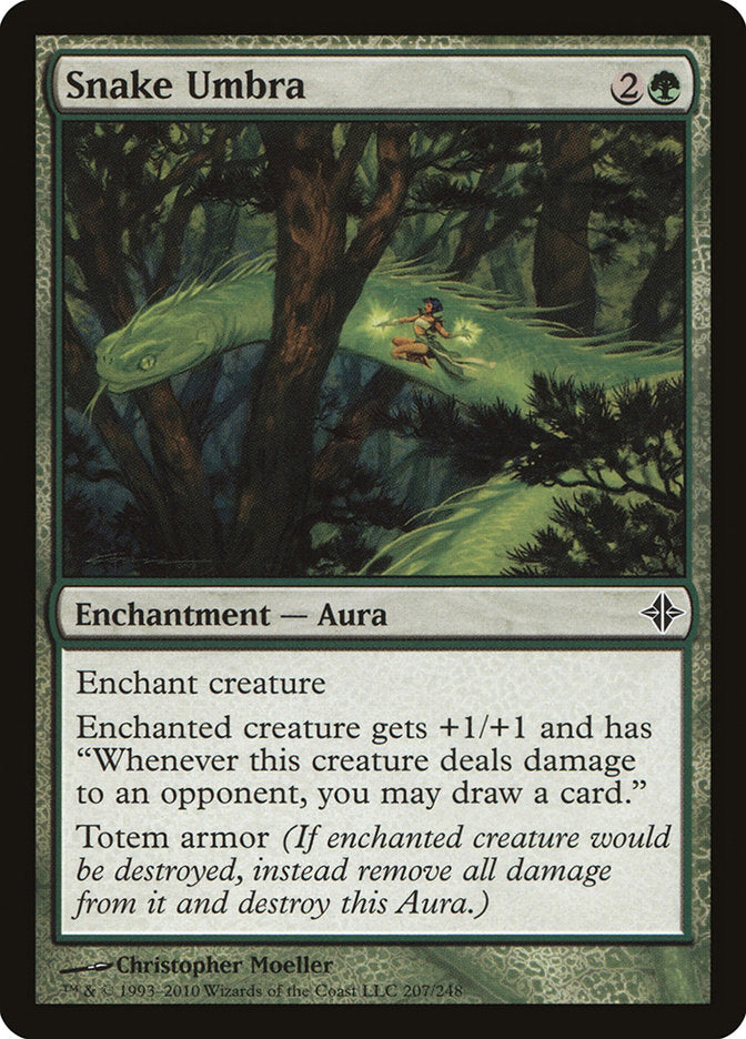 Snake Umbra [Rise of the Eldrazi] Foil