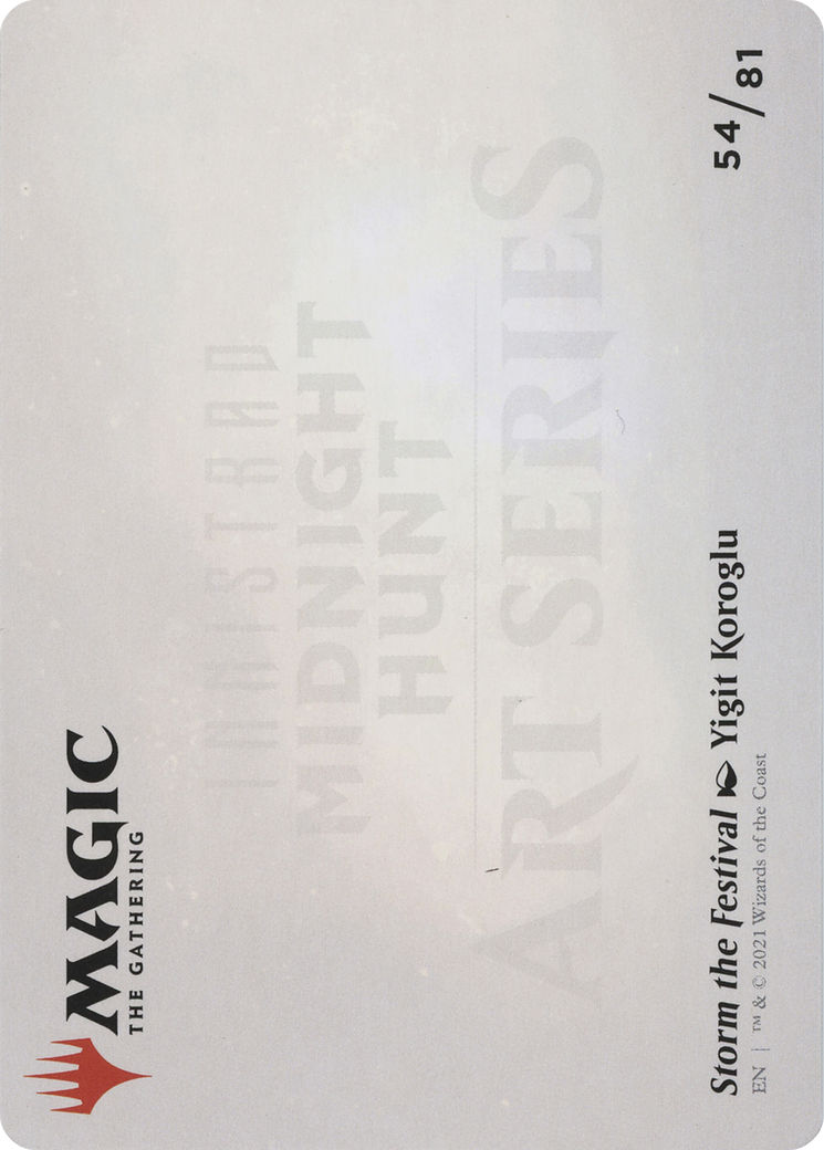 Storm the Festival // Storm the Festival  [Midnight Hunt Art Series] (Borderless) Foil