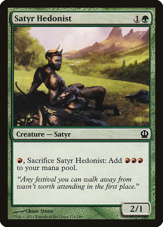 Satyr Hedonist [Theros] Foil