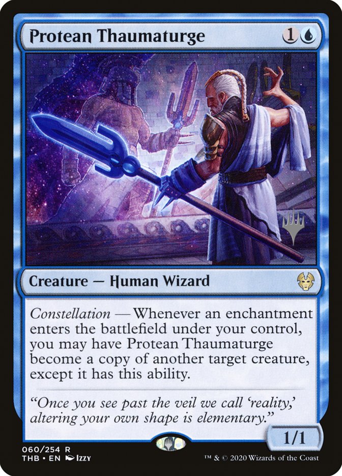 Protean Thaumaturge (Promo Pack) [Theros Beyond Death Promos] Foil