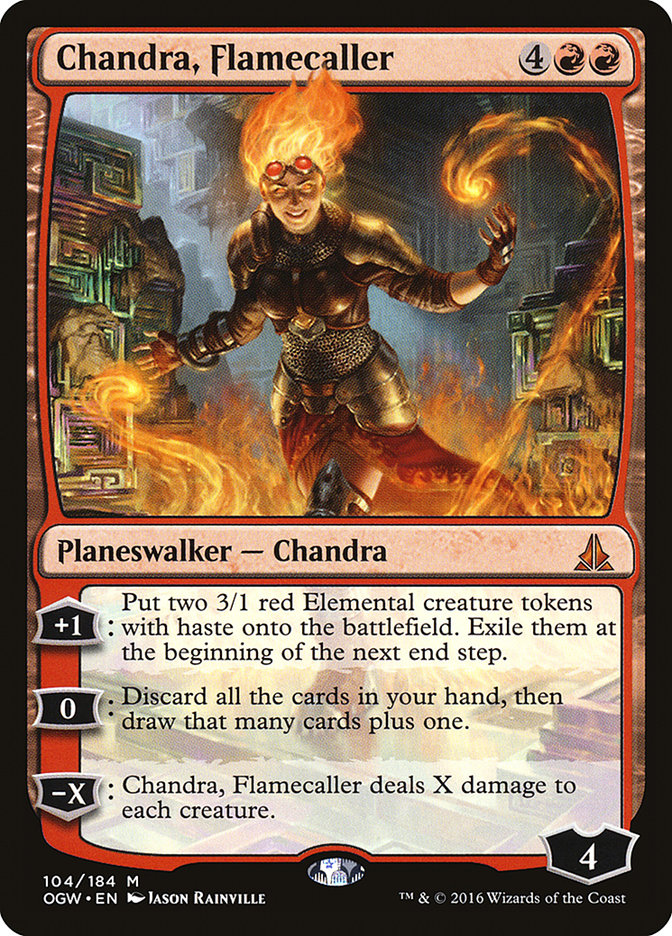 Chandra, Flamecaller [Oath of the Gatewatch] Foil