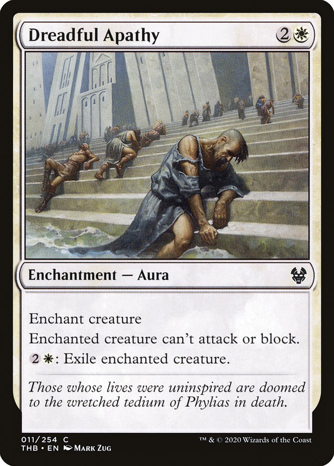 Dreadful Apathy [Theros Beyond Death] Foil