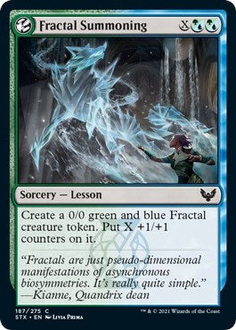 Fractal Summoning [Strixhaven: School of Mages] Foil