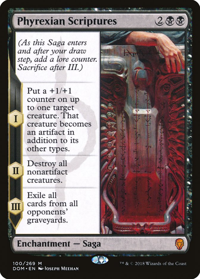 Phyrexian Scriptures [Dominaria] Foil