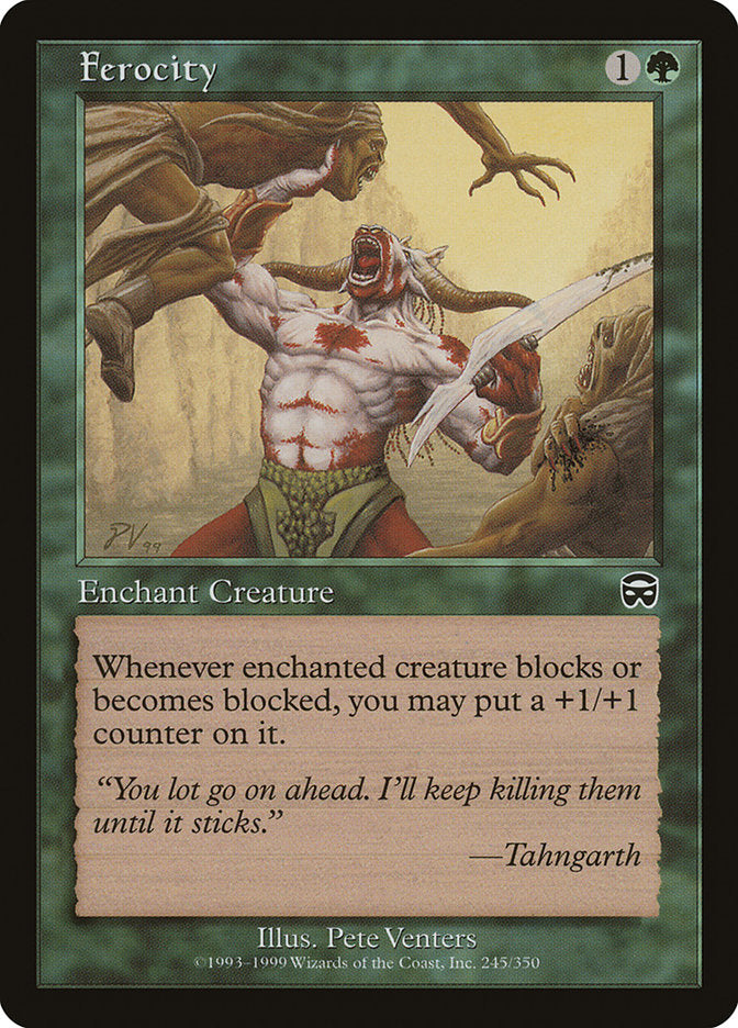 Ferocity [Mercadian Masques] Foil