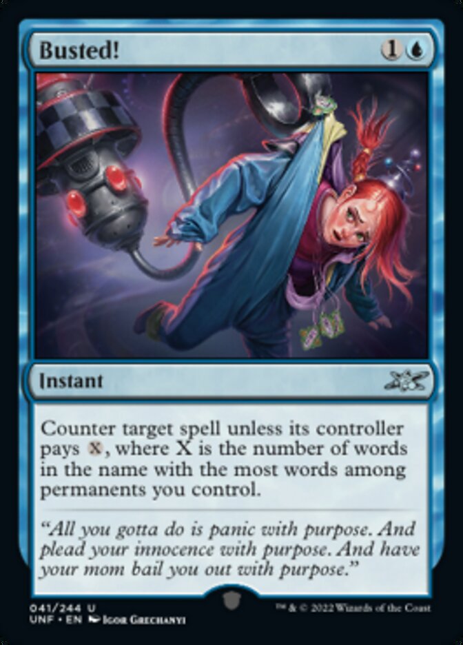 Busted! [Unfinity] Foil