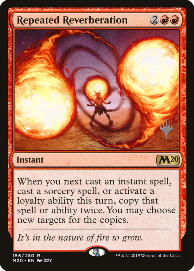 Repeated Reverberation (Promo Pack) [Core Set 2020 Promos] Foil