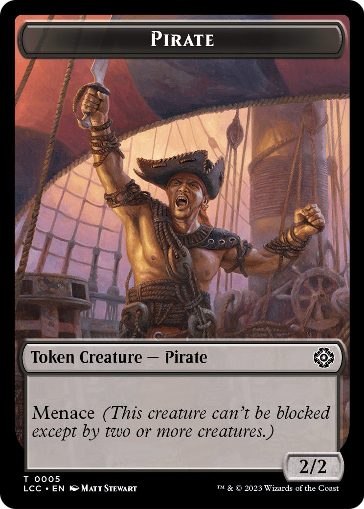 Pirate  [The Lost Caverns of Ixalan Commander Tokens] Foil