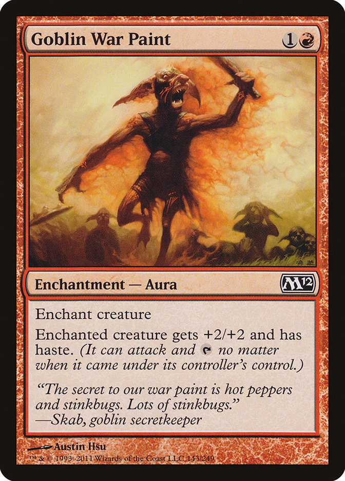 Goblin War Paint [Magic 2012] Foil