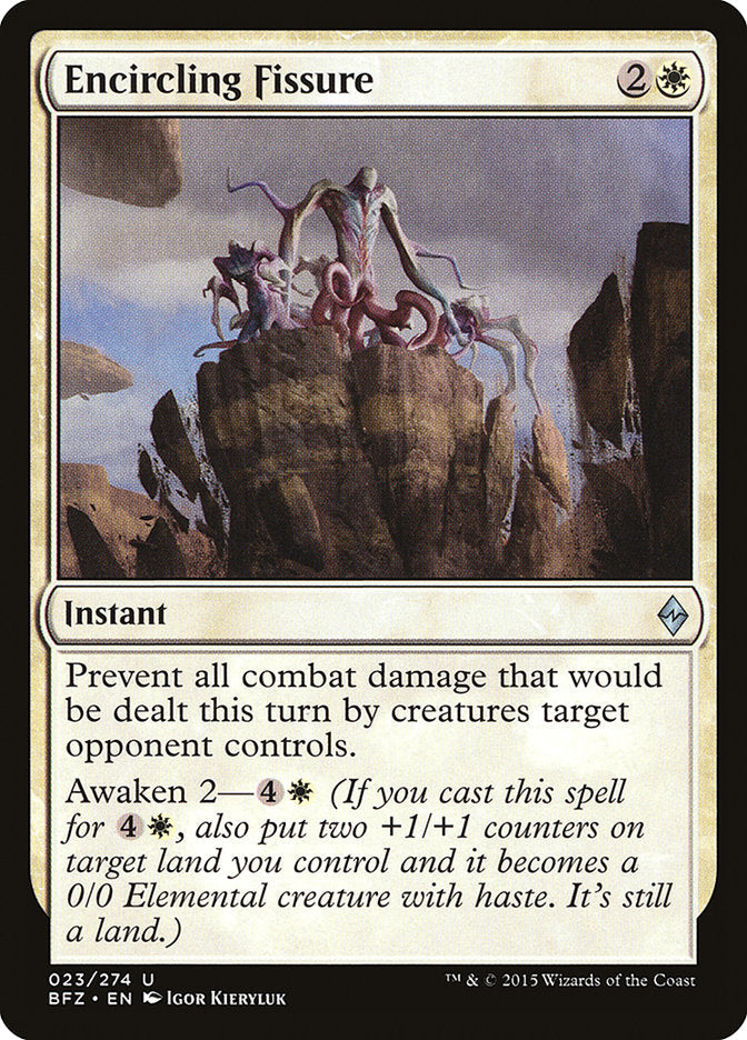 Encircling Fissure [Battle for Zendikar] Foil