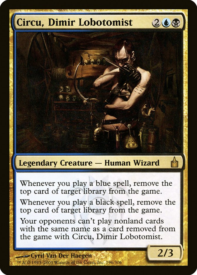 Circu, Dimir Lobotomist [Ravnica: City of Guilds] Foil