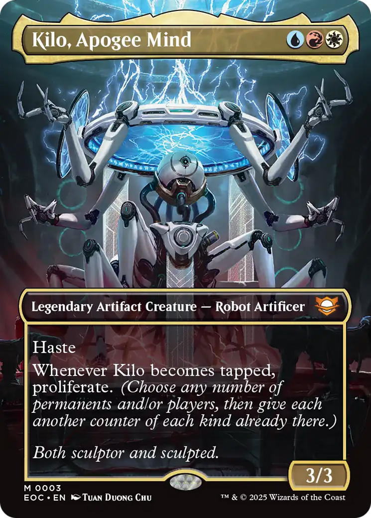 Kilo, Apogee Mind (Borderless) [Edge of Eternities Commander] Foil